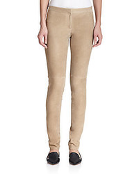Theory Pittella Suede Skinny Pants