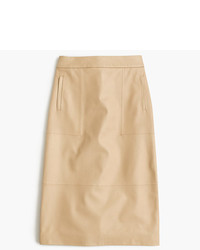 J.Crew Collection Leather Skirt