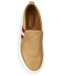 Bally Herald Sheep Leather Slip On Sneakers