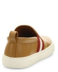 Bally Herald Sheep Leather Slip On Sneakers