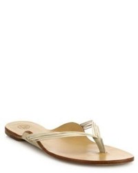 The Row Casablanca Strappy Leather Thong Sandals