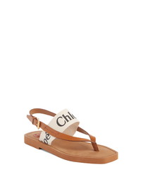 Chloé Woody Logo Sandal