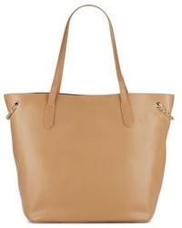 Callie Chain Trimmed Leather Tote