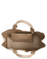 Sole Society Decklan Faux Leather Tote Beige