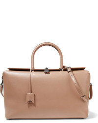 Tom Ford India Large Leather Tote Beige