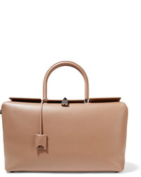 Tom Ford India Large Leather Tote Beige