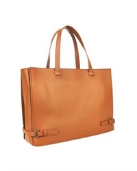 Tomas Maier Leather Buckle Tote