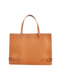 Tomas Maier Leather Buckle Tote