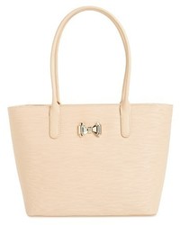 Ted Baker London Small Leather Shopper Beige