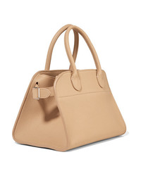 The Row Margaux 10 D Textured Leather Tote