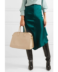 The Row Margaux Textured Leather Tote