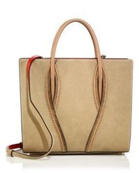 Christian Louboutin Paloma Large Zipper Trimmed Leather Tote
