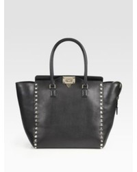 Valentino Rockstud Smooth Leather New Tote
