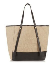 See by Chloe See By Chlo Linen And Leather Tote