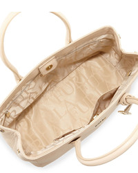 Furla Serena Medium Leather Tote Bag Acero