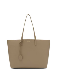 Saint Laurent Taupe Eastwest Shopping Tote