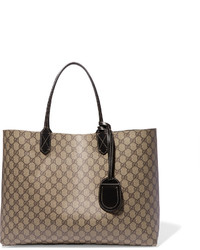 Gucci Turnaround Medium Reversible Leather Tote Beige