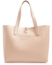Sole Society Zyla Faux Leather Tote Brown