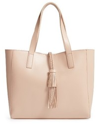 Sole Society Zyla Faux Leather Tote Brown
