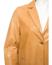 Miu Miu Leather Coat