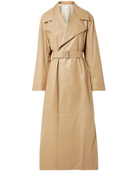The Row Moora Leather Trench Coat