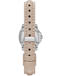 Burberry 26mm Octagonal Stainless Steel Watch With Tan Leather Strap