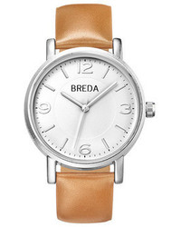 Breda Watches The 2383 In Silver Tan
