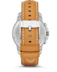 Fossil Grant Chronograph Leather Watch Tan