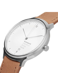 Mondaine Helvetica No1 Light Stainless Steel And Leather Watch