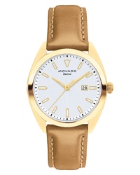 Movado Heritage Datron Leather Watch