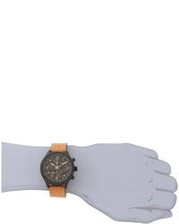 Timex Intelligent Quartz Fly Back Chronograph Leather Strap Watch