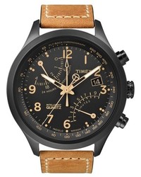 Timex Intelligent Quartz Flyback Chronograph Watch 45mm