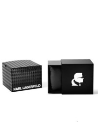 Karl Lagerfeld Karl 7 Chronograph Leather Strap Watch 44mm