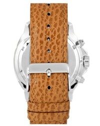 Vince Camuto Leather Strap Watch 44mm
