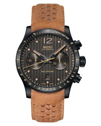 MIDO Multifort Adventure Chronograph Leather Watch