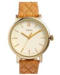 Timex Originals Leather Strap Watch 38mm