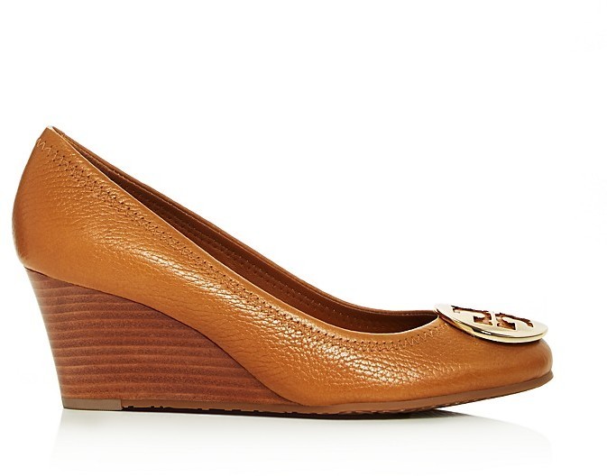 Tory Burch Sally Wedge Pumps, $268 | Bloomingdale's | Lookastic