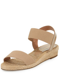 Andre Assous Dera Demi Wedge Espadrille Sandal Taupe