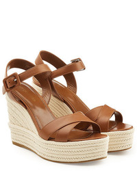 Sergio Rossi Leather Wedges