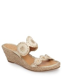 Jack Rogers Shelby Whipstitched Wedge Sandal