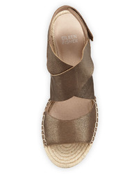 Eileen Fisher Willow Leather Espadrille Sandal