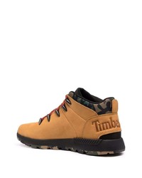 Timberland Camouflage Trim Logo Suede Ankle Boots