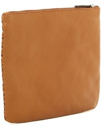 Cole Haan Woven Medium Leather Pouch
