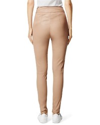 Calvin Klein Collection Stretch Leather Legging With Side Zip