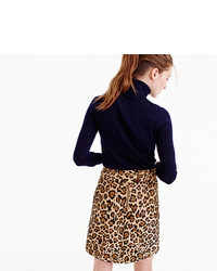 J.Crew Collection Skirt In Leopard Calf Hair