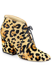 Kate Spade New York Roger Leopard Print Calf Hair Ankle Boots