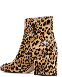 Sam Edelman Taye Leopard Print Calf Hair Ankle Boots Leopard Print