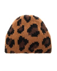 Tak Ori Cortina Leopard Knit Beanie