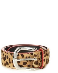 Isabel Marant Leopard Calf Hair Belt