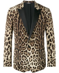 Dolce & Gabbana Leopard Print Blazer